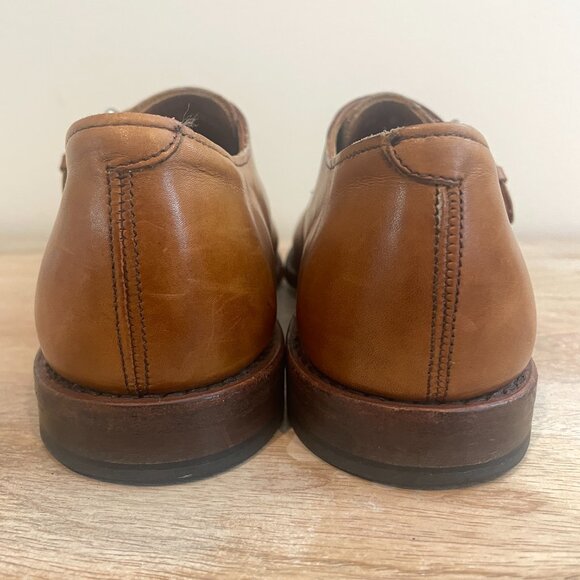 Allen Edmonds Walnut Brown Monkstrap Leather Dress Shoes Men's Size 9.5 - Picture 8 of 11